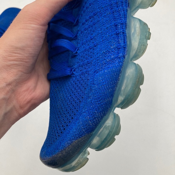Nike Air VaporMax Flyknit 2 Racer Blue Orange 942842-400 Men’s Size 10 - Picture 12 of 15